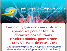 Tablet Screenshot of jeune-pour-toujours.com